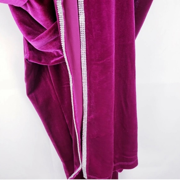 MSK Velvet Pants with Rhinestones - Picture 5 of 5